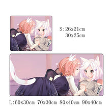 Load image into Gallery viewer, DJ Cat Girl Anime Mousepad
