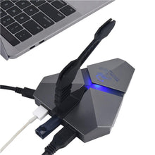 Load image into Gallery viewer, RGB Mouse Bungee + USB Hub Splitter
