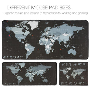 Extra-large World map Mousepad II-708023-Gamers' Surface NZ