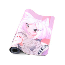 Load image into Gallery viewer, DJ Cat Girl Anime Mousepad
