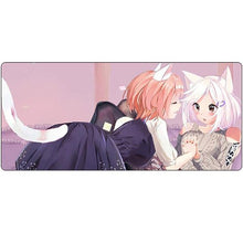 Load image into Gallery viewer, DJ Cat Girl Anime Mousepad
