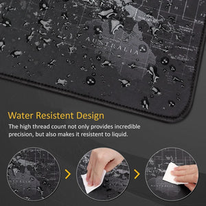 World Map Oversized Gaming Mouse Pad-708023-Gamers' Surface NZ